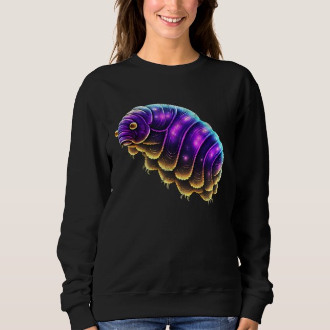 Galactic tardigrade universe cosmos water bear vin sweatshirt (Vorderseite)
