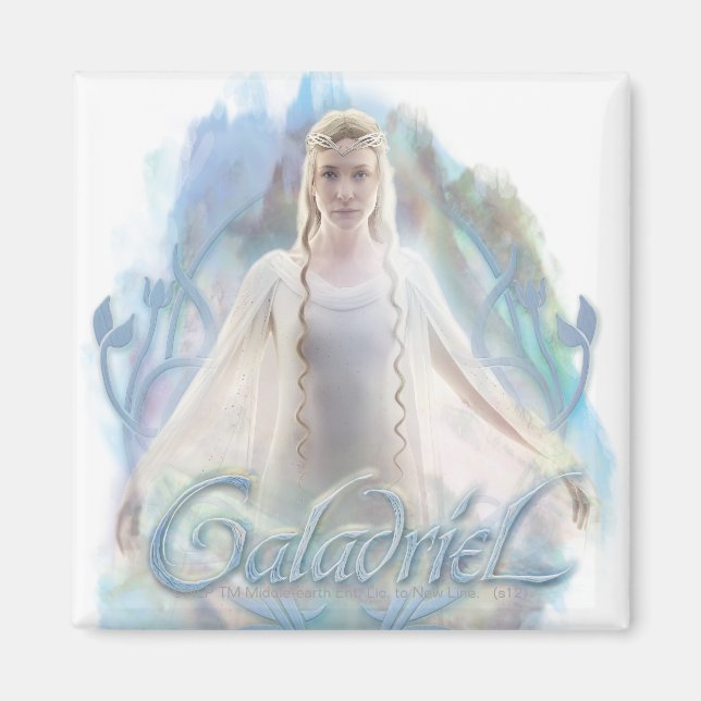 Galadriel mit Namen Magnet (Vorne)