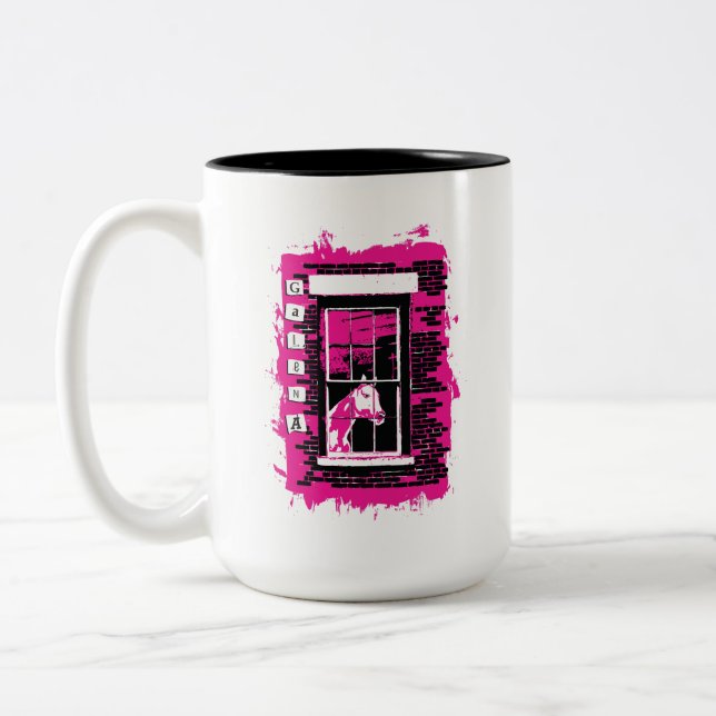 Galafenster Zweifarbige Tasse (Links)