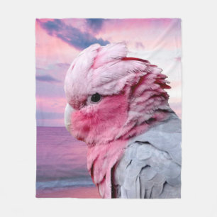 Galah Cockatoo Fleecedecke