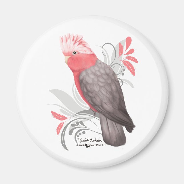 Galah Cockatoo Magnet (Vorne)