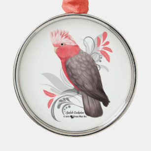 Galah Cockatoo Ornament Aus Metall