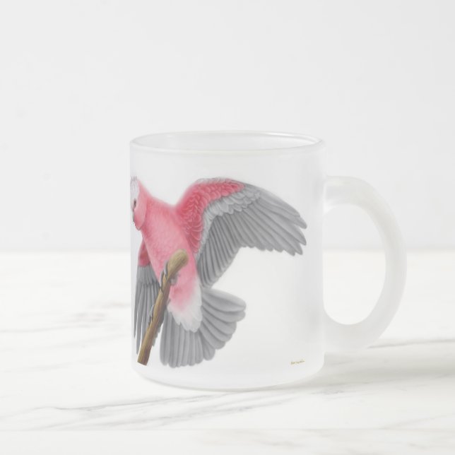 Galah Cockatoo-Tasse Mattglastasse (Rechts)
