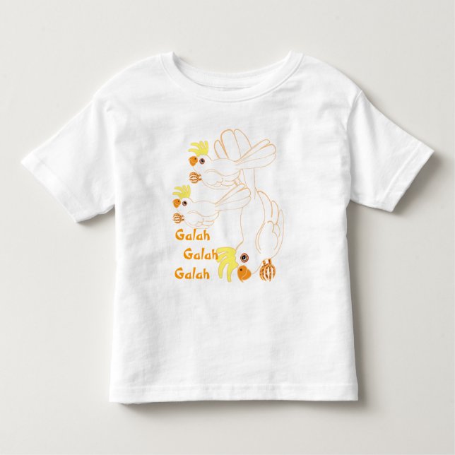 Galah Galah Kleinkind T-shirt (Vorderseite)