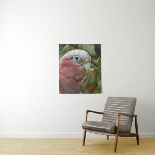 Galah-Kakadu Rosa Australischer Vogelporträt Wandteppich
