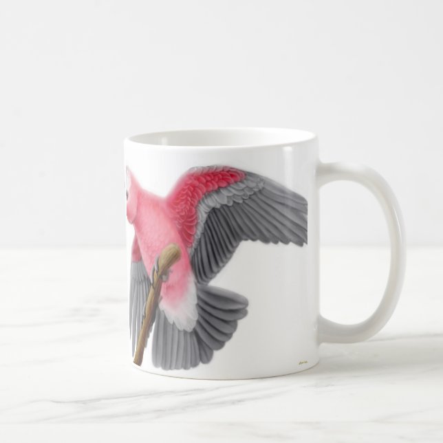 Galah Rose Breasted Cockatoo-Tasse Tasse (Rechts)