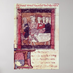 Galahad kommt zu Arthur Poster