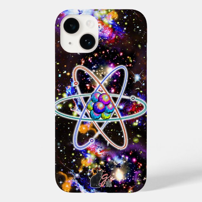 galaktisch Atomisch Case-Mate iPhone Hülle (Rückseite)