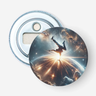 Galaktische Breakdance Explosion im tiefen Raum Flaschenöffner