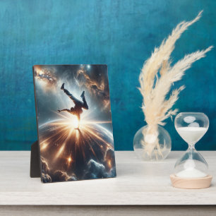 Galaktische Breakdance Explosion im tiefen Raum Fotoplatte