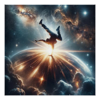 Galaktische Breakdance Explosion im tiefen Raum