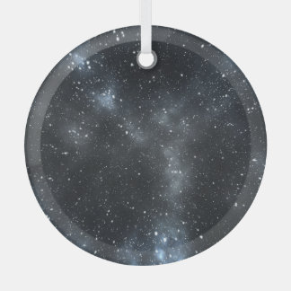 Galaktische dunkle Materie: Weltraumgeheimnis. Ornament Aus Glas