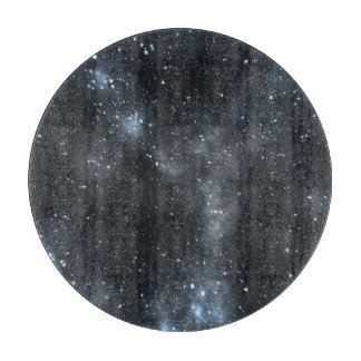 Galaktische dunkle Materie: Weltraumgeheimnis. Schneidebrett