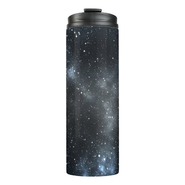 Galaktische dunkle Materie: Weltraumgeheimnis. Thermosbecher (Vorderseite)