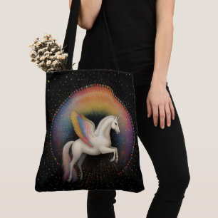 Galaktische Einhorn-Regenbogenfarben Sterne Tiefga
