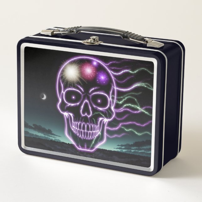 Galaktische Energie Metall Brotdose (Vorderseite)