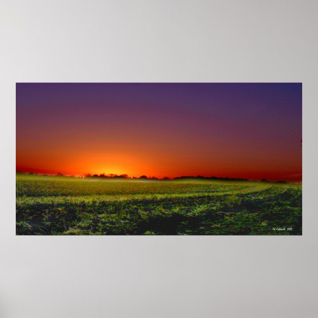 Galaktische Ernte Poster (Vorne)