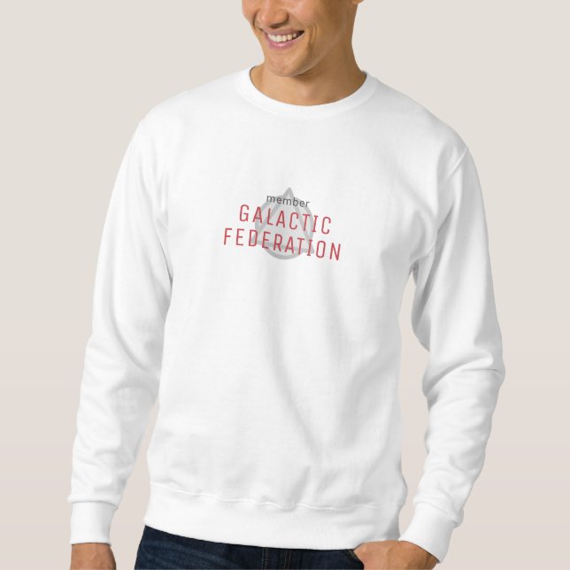 Galaktische Föderation Mitglied Sweatshirt (Vorderseite)