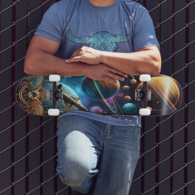 Galaktische Geere" Skateboard (Außenbereich 3)