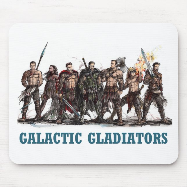 Galaktische Gladiatoren Mousepad (Vorne)