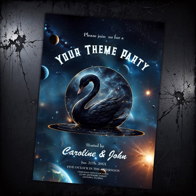 Galaktische Grace: Der Schwarze Schwan. Einladung (Von Creator hochgeladen)