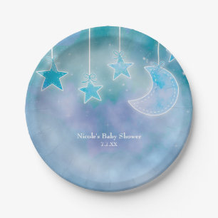 Galaktische Himmel Kosmische Baby Shower Teller