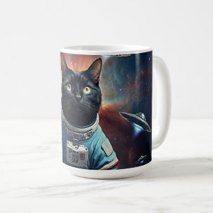 Galaktische Katzenastronautin Kaffeetasse