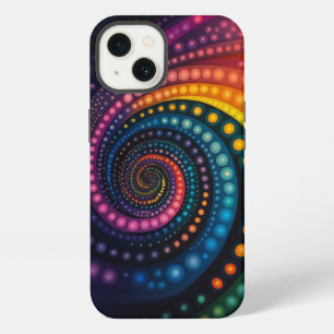 Galaktische kosmische Regenbogen-Wirbel-Punkte-Gal iPhone 13 Hülle