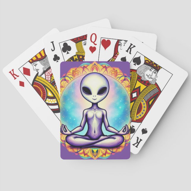 Galaktische Meditation Spielkarten (Rückseite)