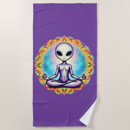 Galaktische Meditation Strandtuch