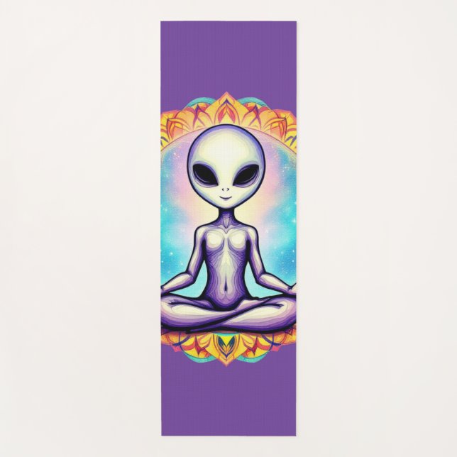 Galaktische Meditation Yogamatte (Vorderseite)