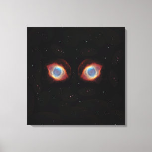 Galaktische Nebel-Augen-Poster Leinwanddruck