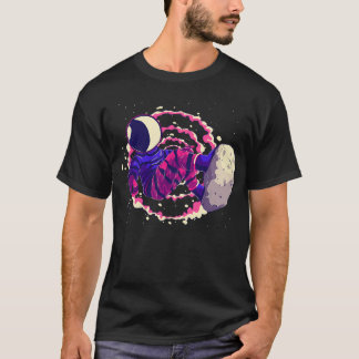 Galaktische Spiral Astro Surfer T-Shirt