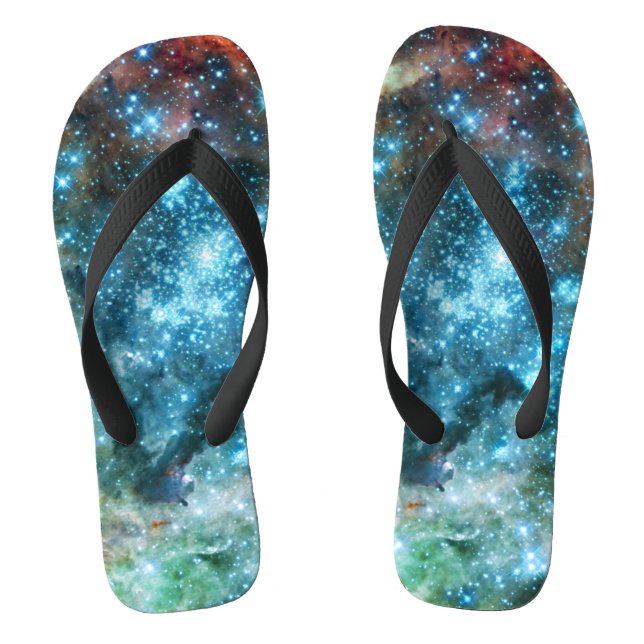 Galaktische Star-Cluster Flip Flops (Fußbett)