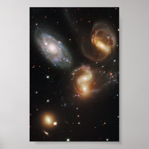 Galaktische Trümmer in Stephans Quinett Poster