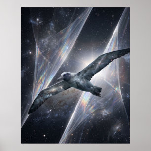 Galaktischer Albatros-Sonnensegel-Kunst Poster