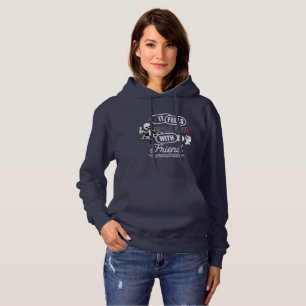 Galaktischer Freundesraum (Licht) Damen Hoodie