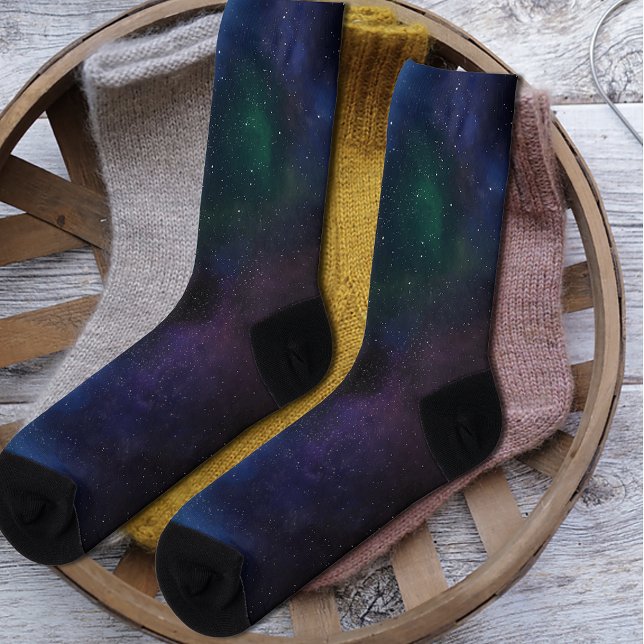 Galaktischer Kosmosnebel Socken (Von Creator hochgeladen)