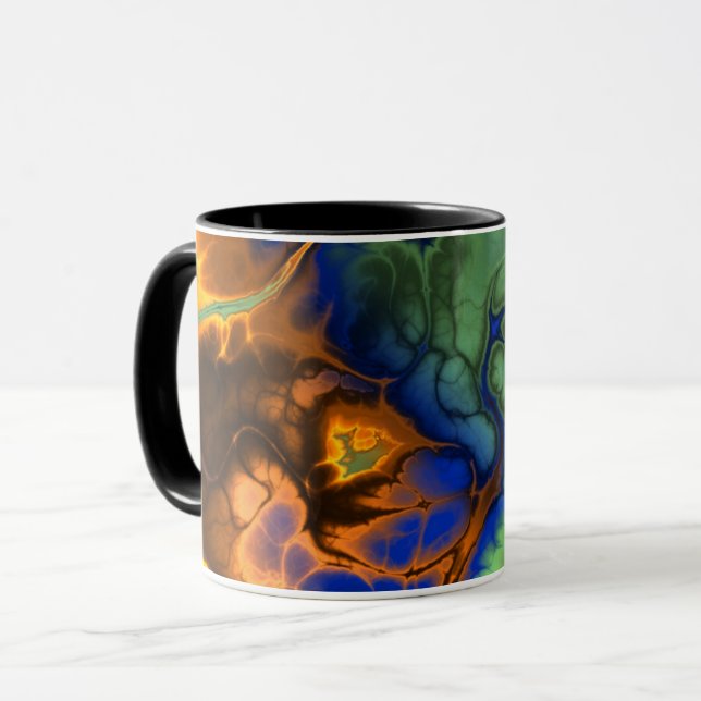 Galaktischer Marmor Tasse (Vorderseite Links)