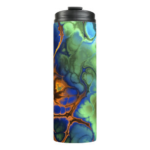 Galaktischer Marmor Thermosbecher