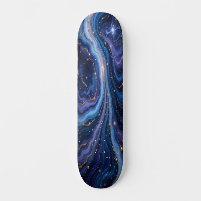 Galaktischer Marmorstrom, Ausgabe 4 Skateboard (Vorderseite)