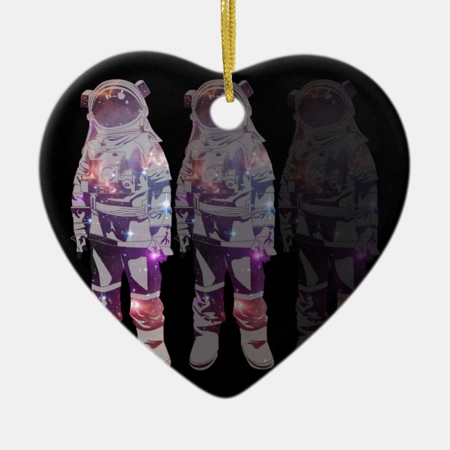 Galaktischer Reisender Keramikornament (Vorne)