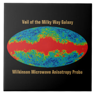 Galaktischer Schleier der Milchstraße über dem WMA Fliese
