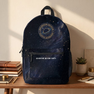 Galaktischer Sterne & Weltraum-Explorer-Rucksack Bedruckter Rucksack