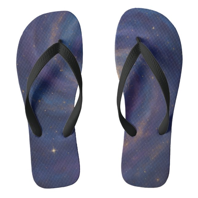 Galaktischer Strudel Flip Flops (Fußbett)