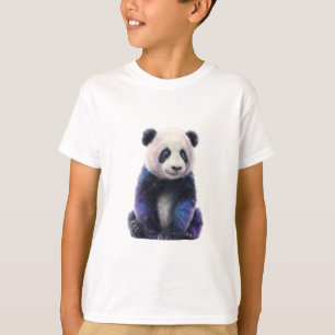 Galaktischer Weltraum-Panda-Bär für Kinder T-Shirt