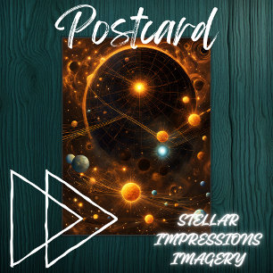 Galaktisches Flüstern Postkarte