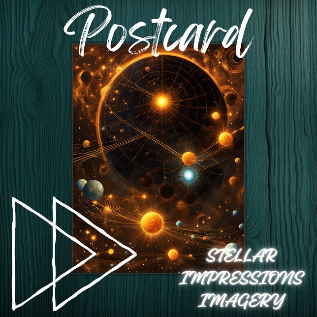 Galaktisches Flüstern Postkarte (Von Creator hochgeladen)