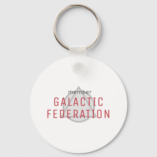 Galaktisches Föderationsmitglied  Schlüsselanhänger (Vorderseite)