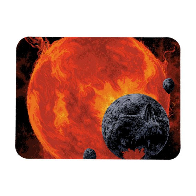 Galaktisches Friedhofposter, Macs 2129-1. Magnet (Horizontal)